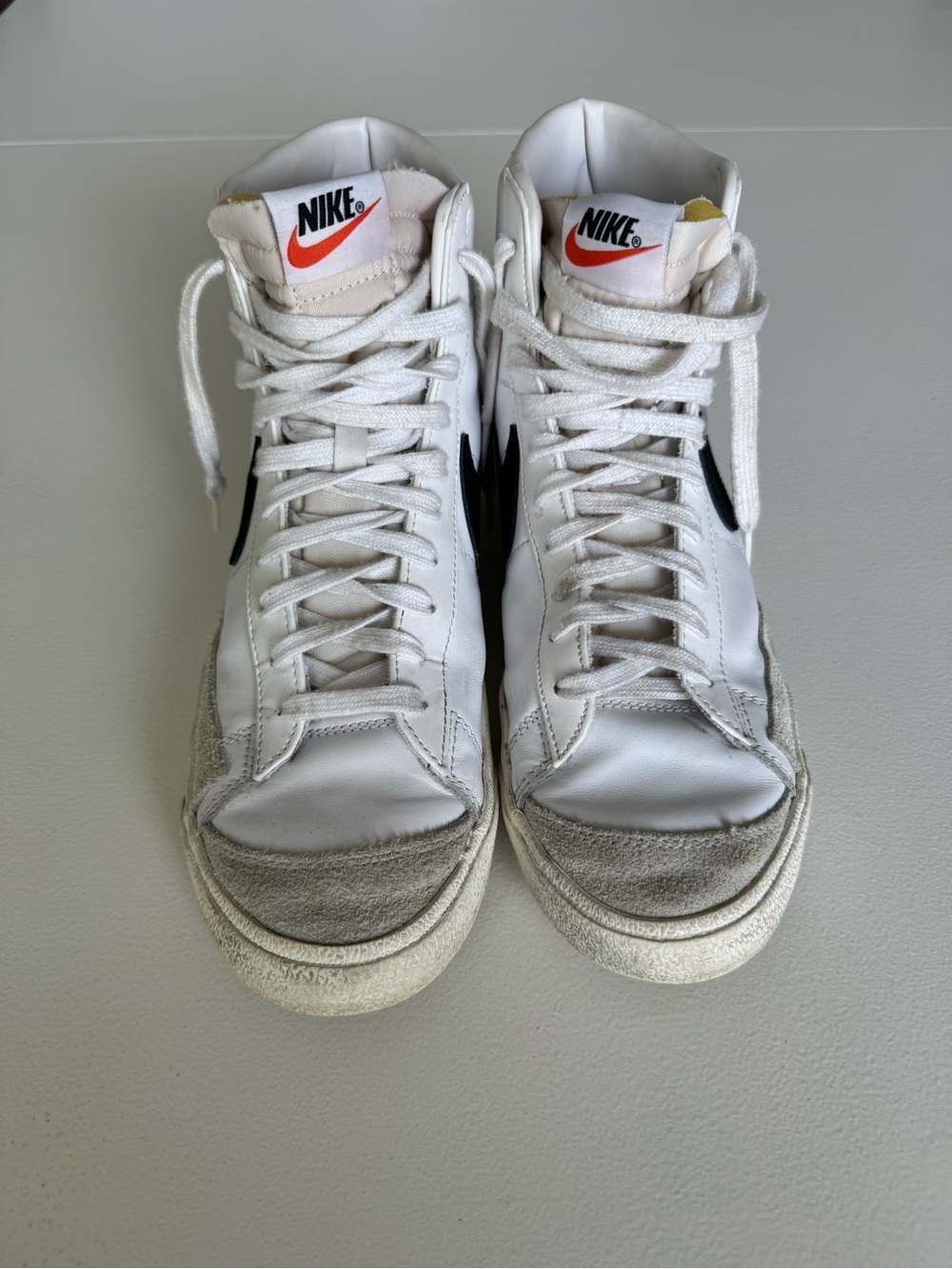 Nike Blazer Mid 77 Vintage White Black Men's BQ6806-100